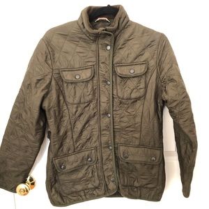 Barbour Olive Quilted Jacket